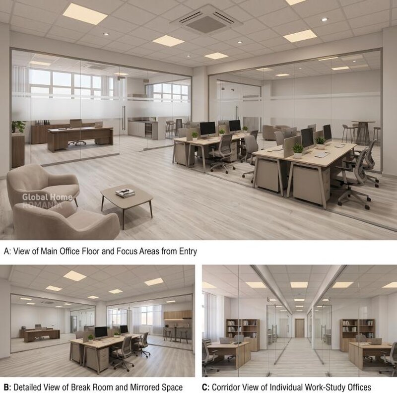 Militari- Uverturii birou, parcare, depozitare, acces marfa, etaj integral